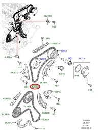 Eksantrik Zinciri Üst-LR125413-T4N32907 (JAGUAR)-Range Rover Evoque