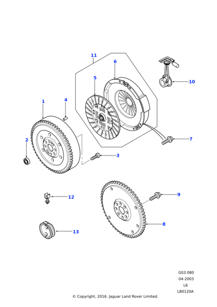 Debriyaj Merkezi Alt-Uub000070 B.-Uub000010-Td4/Freelander 1