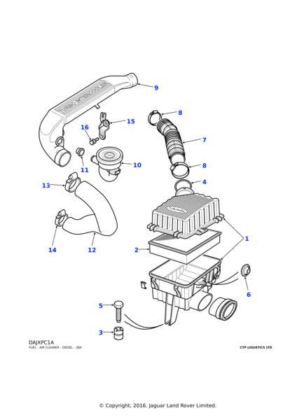 Hava Filtresi-Esr341 B..-4.0 - 4.6/Range Rover New