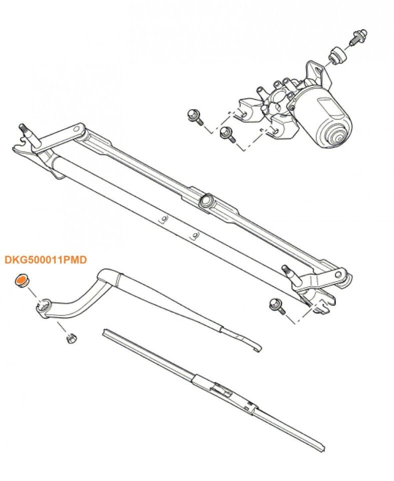 Silgi Kol Civata Kapağı -Dkg500011Pmd-/Range Rover Sport