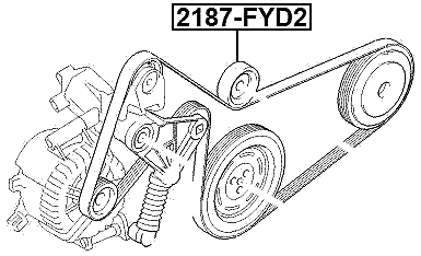 V Kayış Avara Bilyası-C2S27004 F-JAGUAR