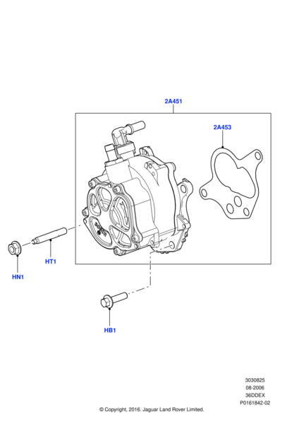 Vakum Pompası Komple-Lr001852-3.6/Range Rover New 2