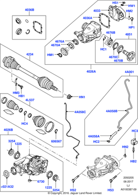 Aks Komple Arka Sol-Tob500320 E-Ied500040-Ied000081-3.0 - 4.4/Range Rover New 2