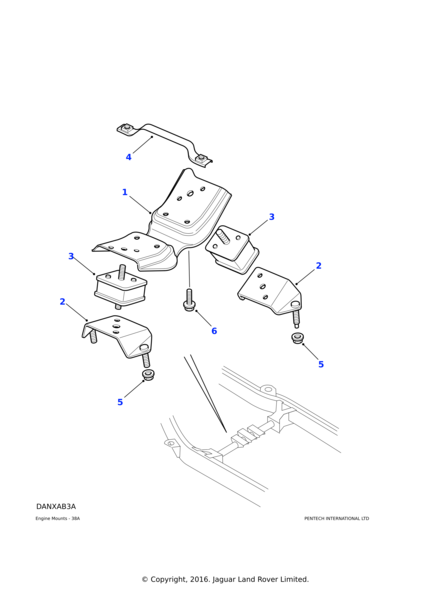 Şanzıman Takozu-Anr2621 B.-4.6/Range Rover New