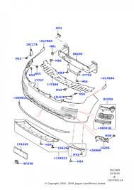 Ön Tampon Hava Yön Çev.Deflektör Seti-Lr046703 E-704-/Range Rover New