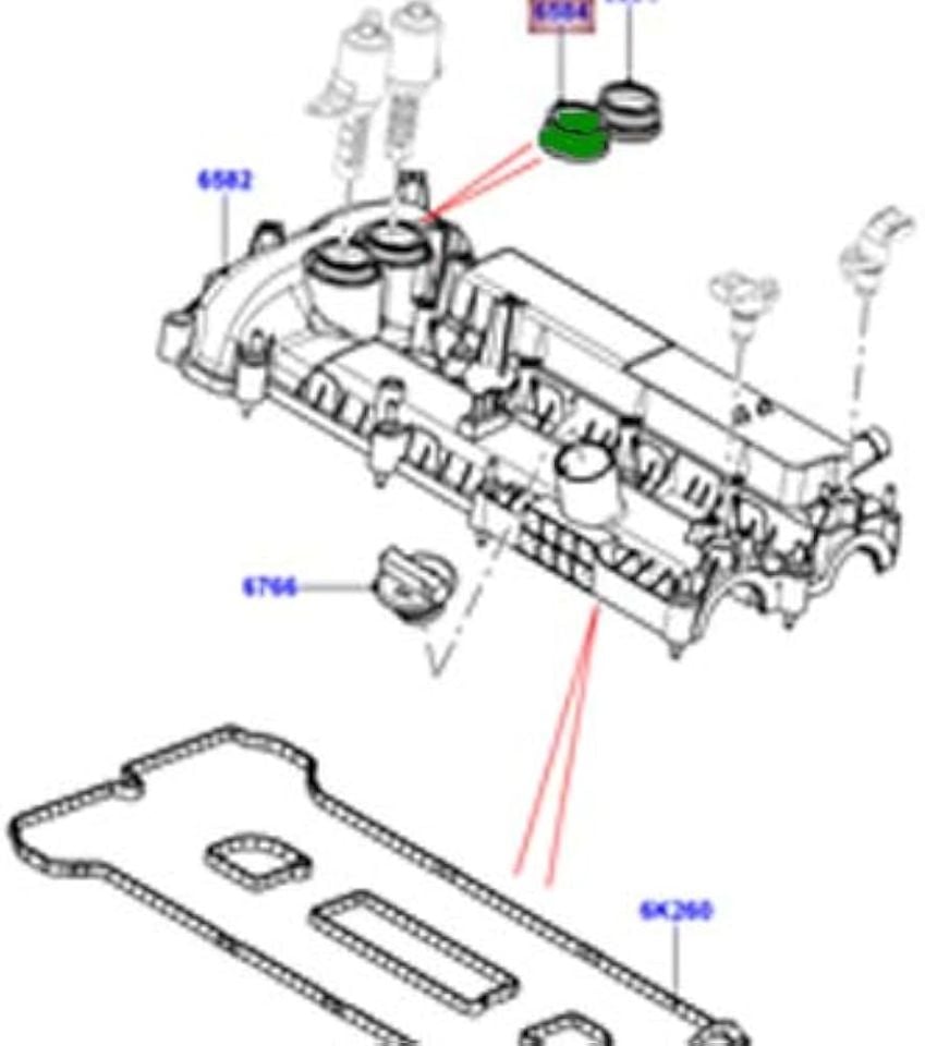 Eksantrik Selonoid Contası-Lr070359 E-Lr024972-Jde27461 (Jaguar)-Jde38065 (Jaguar)-2.0 Benzinli/Range Rover Evoque-Freelander 2
