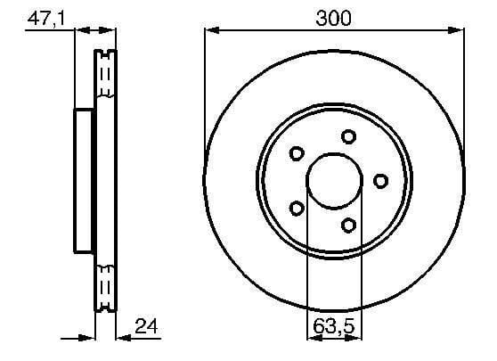 Fren Diski Ön (Takım)-C2S52091 B.-C2S49729-X Type/Jaguar