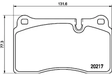 Fren Balatası Ön (Takım)-Sfp500070 T-Sfp500045-Sfp500240-Lr148353-3.6 - 4.2/Range Rover Sport-Range Rover New 2