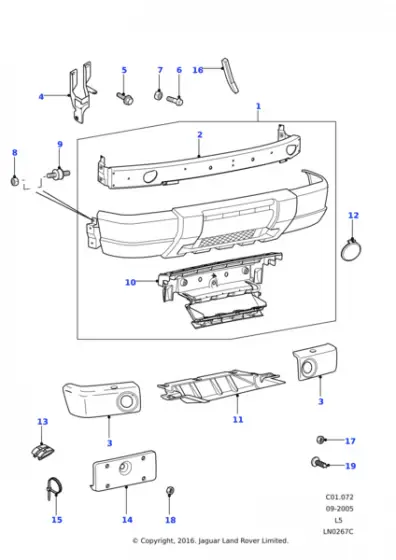 Tampon Bağlantı Braketi Ön Sağ-Dpn100200 A-/Freelander 1