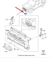 Deflektör Komple Ön (Isı Sensörsüz)-Lr055300-Lr024162-Lr013050-/Range Rover Sport-Discovery 4