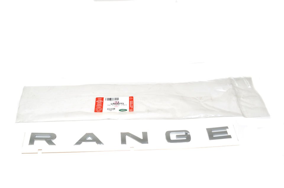 Ön Kaput Üstü Yazı ( Range ) Gümüş-Lr030773-/Range Rover Sport