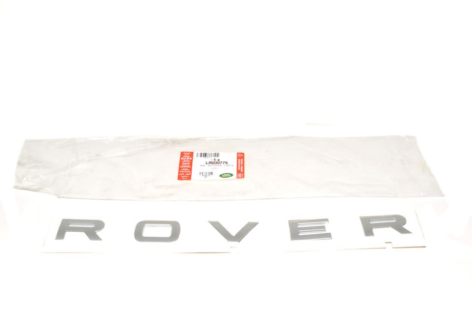 Ön Kaput Üstü Yazı ( Rover ) Gümüş-Lr030775-/Range Rover Sport