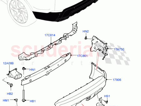 Arka Tampon Komple-Lr083020-Lr083022-Lr083023-/Dıscovery 5
