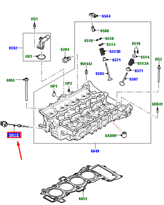 Silindir Kapak Sıcaklık Sensörü-Lr074069 A-Lr115083-Lr155114-Jde36471-Jde40239-Jde41205 (Jaguar)-2.0 Dizel/Range Rover Sport-Range Rover Range Rover Velar