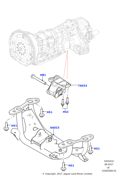 Şanzıman Takozu-Lr098750 E-/Range Rover Sport