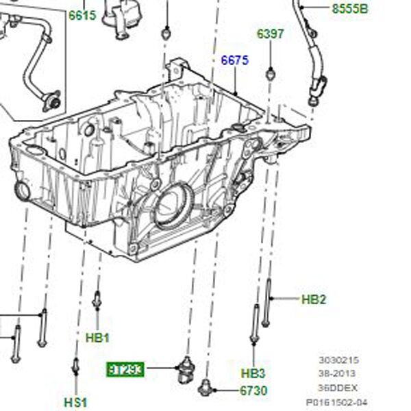 Karter Yağ Isı Sensörü-1359056 A-C2S31359 (Jaguar)-2.7 - 3.6/Range Rover Sport