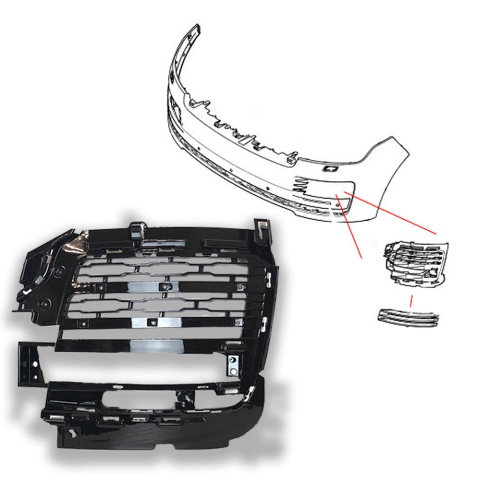 Sis Lamba Çerçevesi Sol-Lr098721 R-/Range Rover New