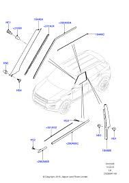 Çıta Cam Sol-Lr035344-Lr064858-/Range Rover Evoque