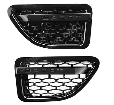 Ön Çamurluk Havalandırma Izgara Seti-Siyah Kasa-Lr019280-82 S-Range Rover Sport