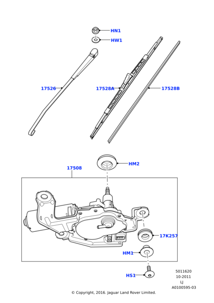 Cam Silgi Süpürgesi Arka-Lr012047 B-Dkc000080-Dkc100920-Dkc100900-/Range Rover New 2-Disco 1