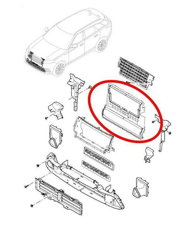 Hava Kanalı Ön-Lr152424-/Range Rover Range Rover Velar