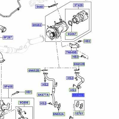 Turbo Yağ Hortumu-Lr087351-Lr078875-Lr078522-Lr044556-3.0/Range Rover Sport