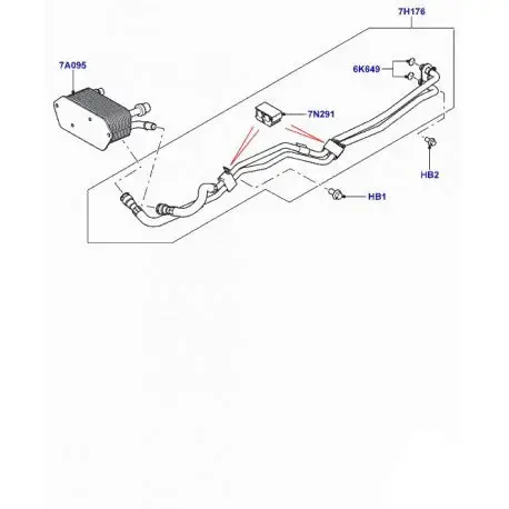Şanzıman Yağ Soğutucusu-Ubc500120 F-Ubc500090-3.6 /Range Rover New 2