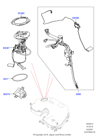 Yakıt Pompası Komple ( Depo İçi )-Lr088562-2.0 Dizel/Range Rover Sport