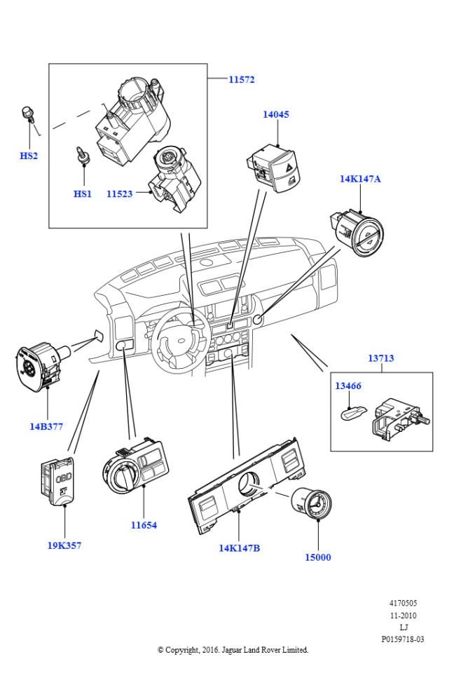 Kontak Soketi-Yxb000090 T-/Range Rover New 2