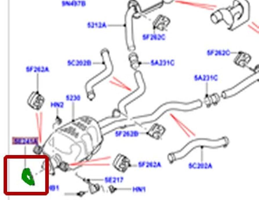 Egzoz Boğaz Contası-Wcm500120-/Range Rover Sport-Range Rover New 2
