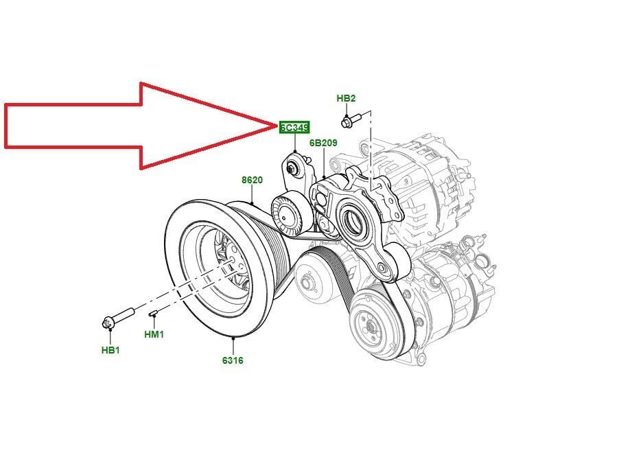Gergi Bilyası-Lr138382-T4A38905 (Jaguar)-3.0 Dizel/Range Rover New