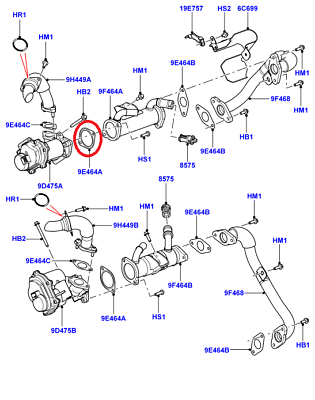 Egr Valf Contası-Lr003831 E-3.6/Range Rover New 2