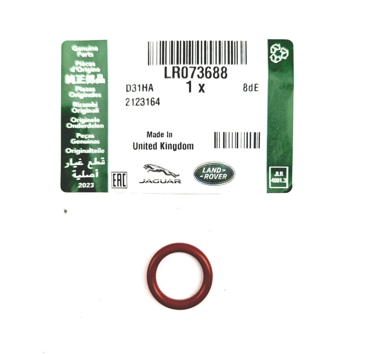 Turbo Yağ Boşaltma Boru ( Oringi )-Lr073688-Jde36825 (Jaguar)-2.0 Dizel/Range Rover Evoque