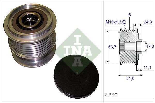 Alternatör ( Uç Bilyası )-Lr067840 İ-Lr028121-/Range Rover Evoque-Freelander 2