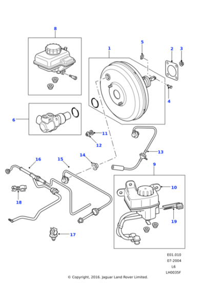 Vakum Hortumu-Sqb103461 L-Td4/Freelander 1