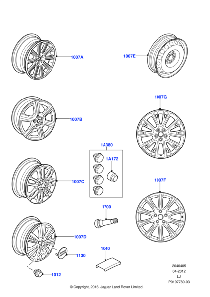 Bijon Somunu-Kapaklı-Rrd500510 A-Rrd500290-Rrd500590-Lr068126-Lr173842-/Range Rover Sport-Discovery 3