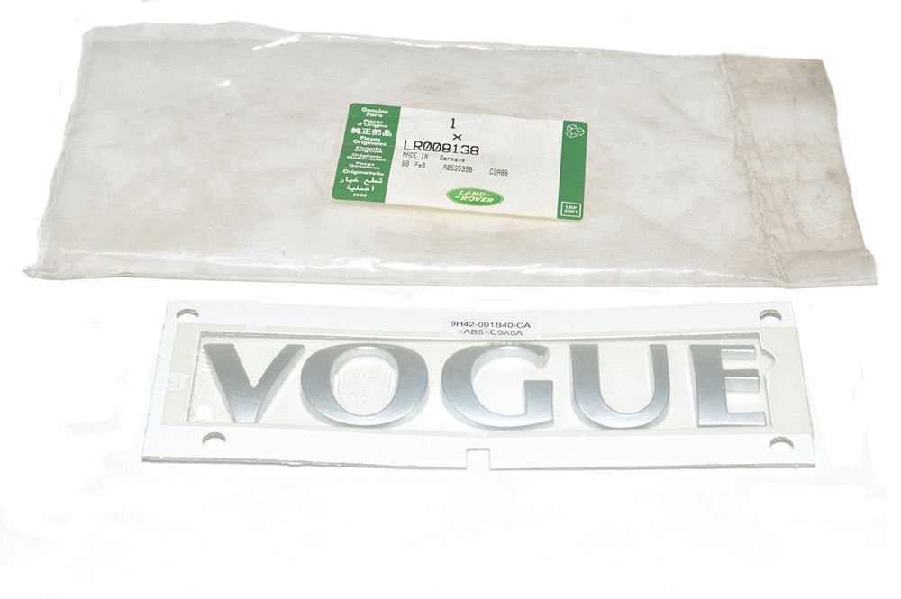 Bagaj Yazısı ( Vogue ) -Lr008138-/Range Rover New 2