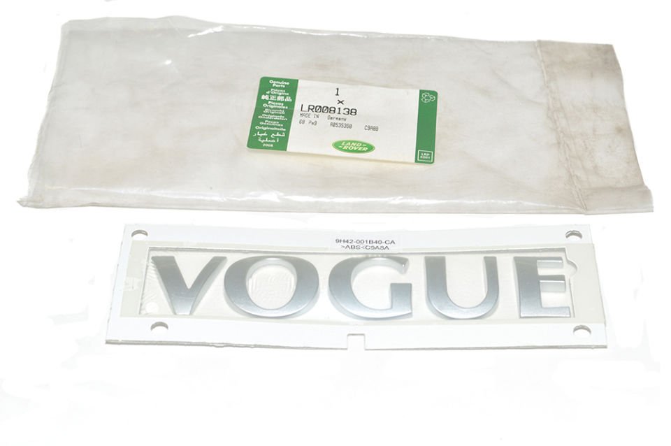Bagaj Yazısı ( Vogue ) -Lr008138-/Range Rover New 2