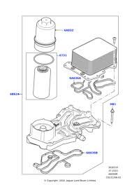 Motor Yağ Soğutucu Contası Alt-Lr022903 A-Lr113003-4.4 Dizel/Range Rover New 2