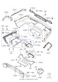 Arka Tampon Bağlantı Braketi-Lr105091 L-Lr037914-/Range Rover New 2