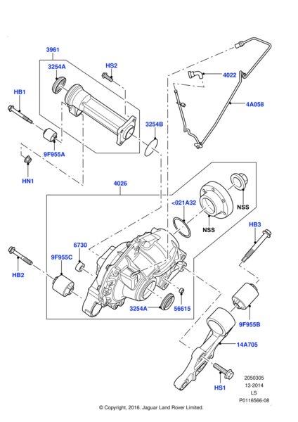 Taşıyıcı Civatası-Kyg000230-Jde38164 (Jaguar)-/Range Rover New