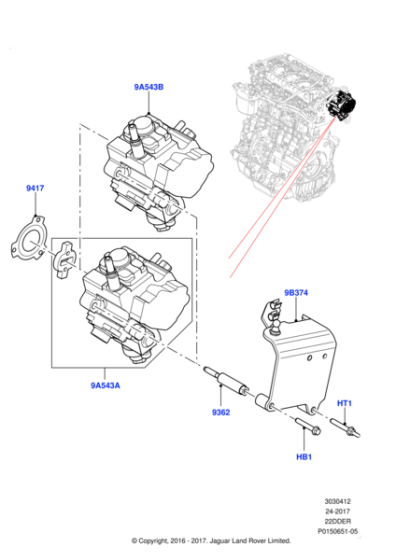 Enjeksiyon Pompası Contası-Lr009028 E-C2S51501 (Jaguar)-/Freelander 2