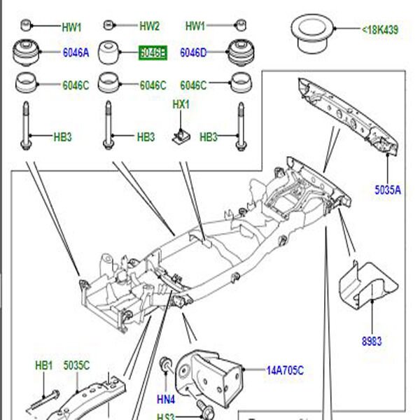 Kupa Takozu-Kvf500120 E-/Range Rover Sport