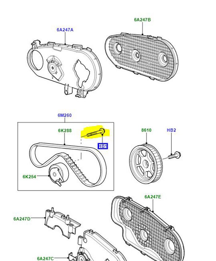 Triger Gergi Civatası-LR000374-1052945-XR82838 (JAGUAR)-XR838685 (JAGUAR)-Range Rover Sport