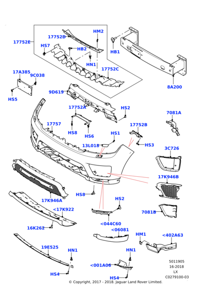 Tampon Bağlantı Braketi Ön Sol-Lr104899-/Range Rover Sport