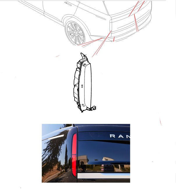 Arka Stop Lambası Sol-Lr152173-/Range Rover New