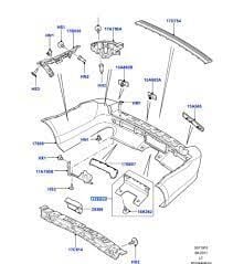 Arka Tampon Çeki Demir Kapağı-LR104002 R-Range Rover New