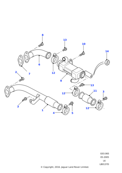 Egr Kelepçesi-Wan000010-Stc4549-Td4 - 3.0/Freelander 1-Range Rover New 2