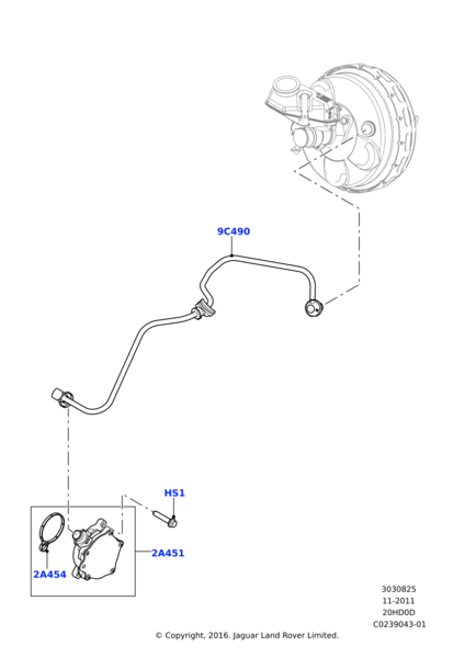 Westinghouse Hortumu-Lr045336-2.2/Freelander 2