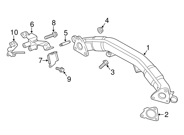 Manifold Braketi Sağ-Lr080309-Lr029736-Jde11915 (Jaguar)-C2D49923 (Jaguar)-/Range Rover Sport